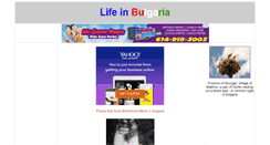 Desktop Screenshot of bulgaria-life.com