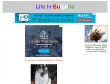 Tablet Screenshot of bulgaria-life.com